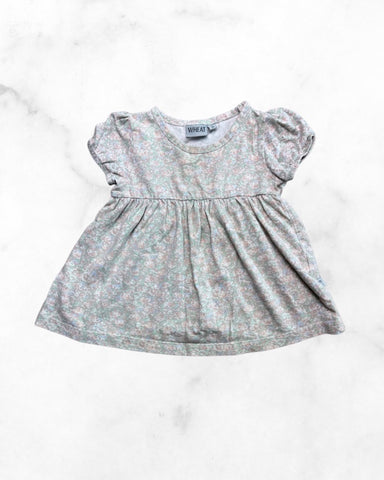 wheat ♡ 9 mo ♡ floral peplum top