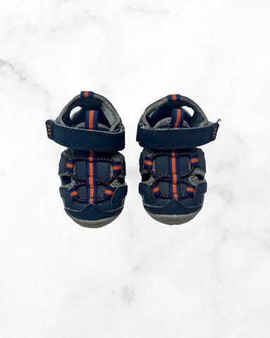 joe fresh ♡ 4 ♡ navy & grey strap sandals