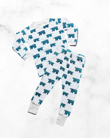 parade organics ♡ 2t ♡ bear pj sets