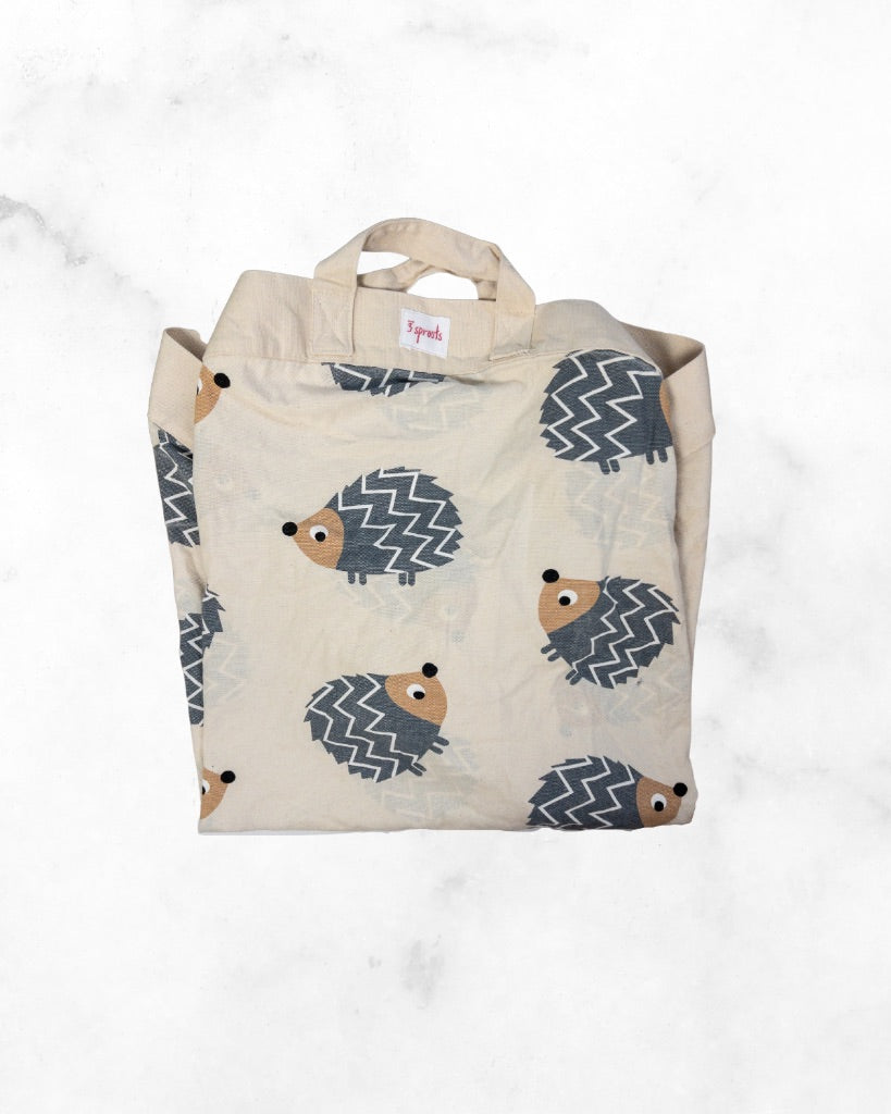 3 sprouts ♡ o/s ♡ hedgehog play mat bag