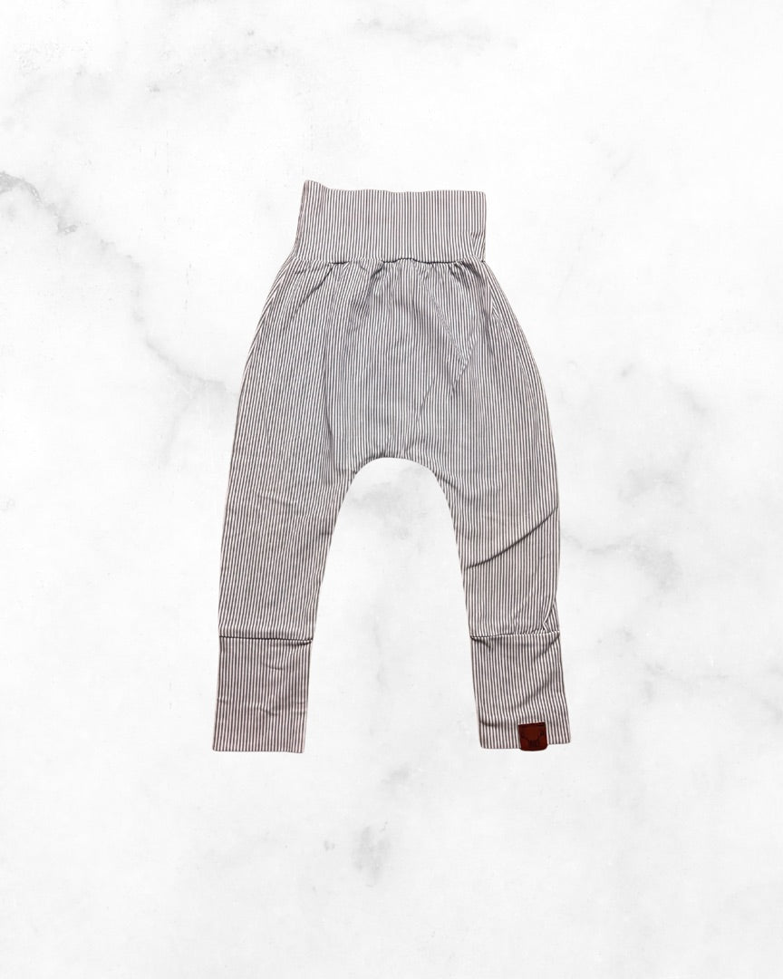 nin9 ♡ 6 mo - 3T ♡ striped grow with me joggers