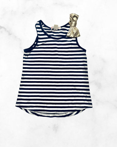 crewcuts ♡ 2t ♡ striped bow tank