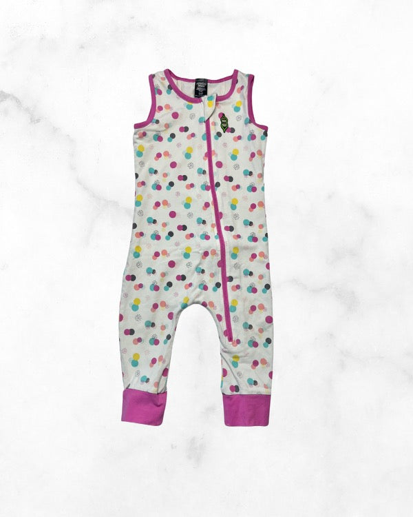 peekaboo beans ♡ 18-24 mo ♡ polka dot tank romper