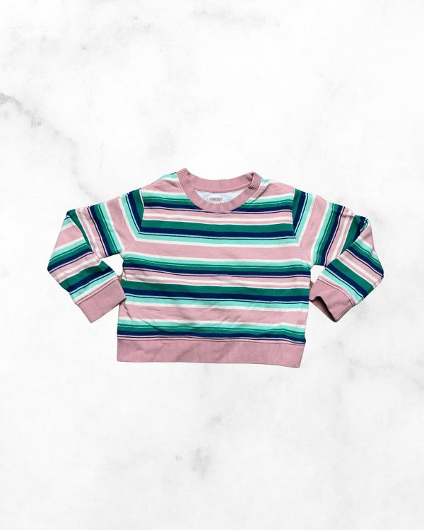 gymboree ♡ s ♡ striped crewneck sweatshirt