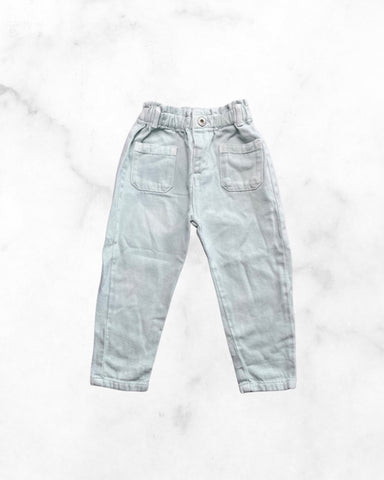 zara ♡ 18-24 mo ♡ pastel green denim pants