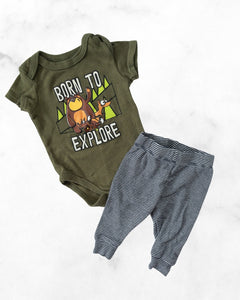 monkey bars/joe fresh ♡ 0-3 mo ♡ born to explore set