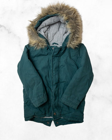 old navy ♡ 5T ♡ cotton lined green parka