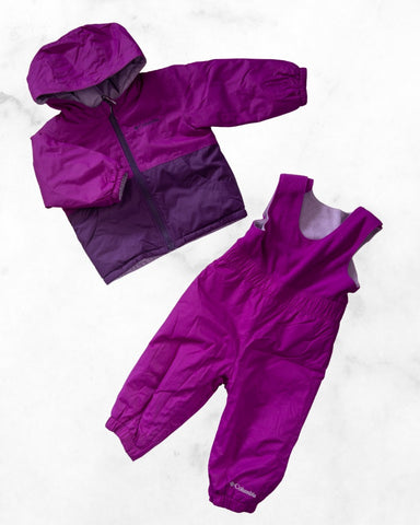 columbia ♡ 12-18 mo ♡ 2 piece reversible jacket & snow pant set