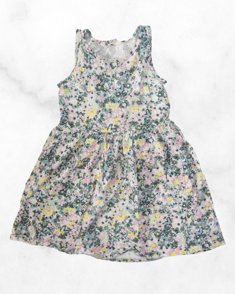 h&m ♡ 6-8y ♡ floral sleeveless dress