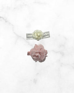 unknown ♡ 0-6 mo ♡ floral headband bundle