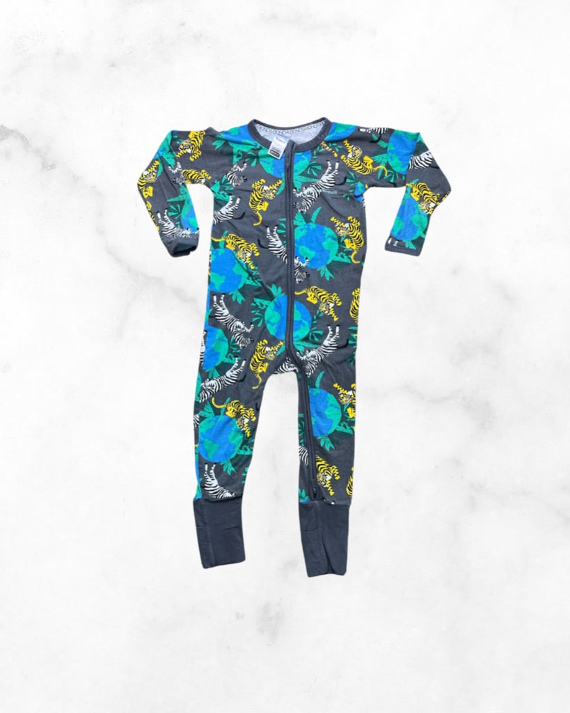 bonds ♡ 18-24 mo ♡ zebra & tiger wondersuit