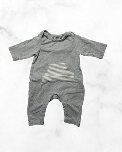 gap ♡ 3-6 mo ♡ striped pocket organic cotton one piece