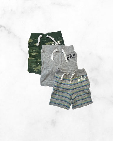 gap ♡ 18-24 mo ♡ 3-piece camo cotton short set