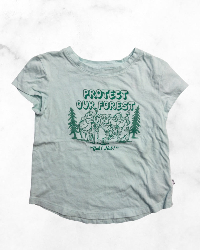 gap ♡ s ♡ star wars protect our forest t-shirt