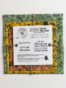 Beeswax Wraps: Variety Pack | OBH Collection