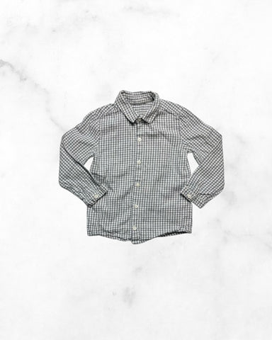 m&s ♡ 24 mo ♡ grey plaid flannel
