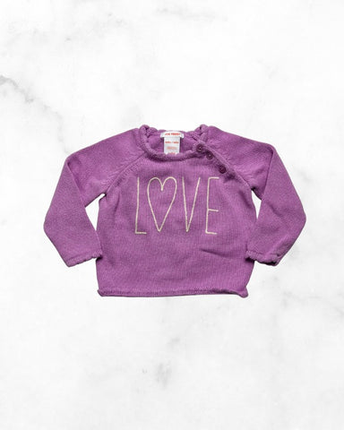 joe fresh ♡ 6-12 mo ♡ knit love sweater