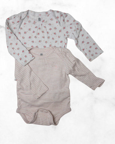 gap ♡ 6-12 mo ♡ long sleeve bodysuit bundle