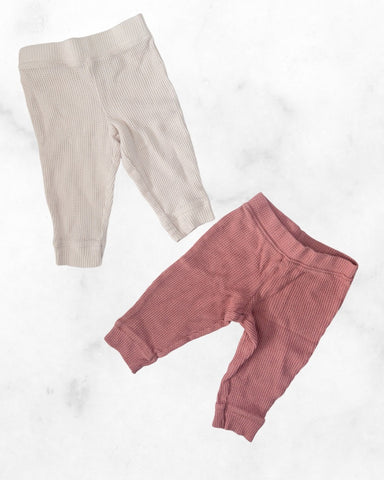 little planet ♡ 9mo ♡ waffle leggings bundle
