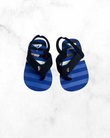 quicksilver ♡ 6 ♡ striped flipflops