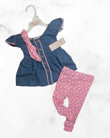 nanette lepore ♡ 12 mo ♡ daisy & denim 3 piece set