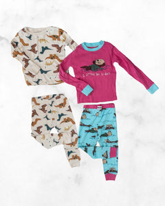 lazy one/old navy ♡ 3t ♡ otter be in bed pj bundle
