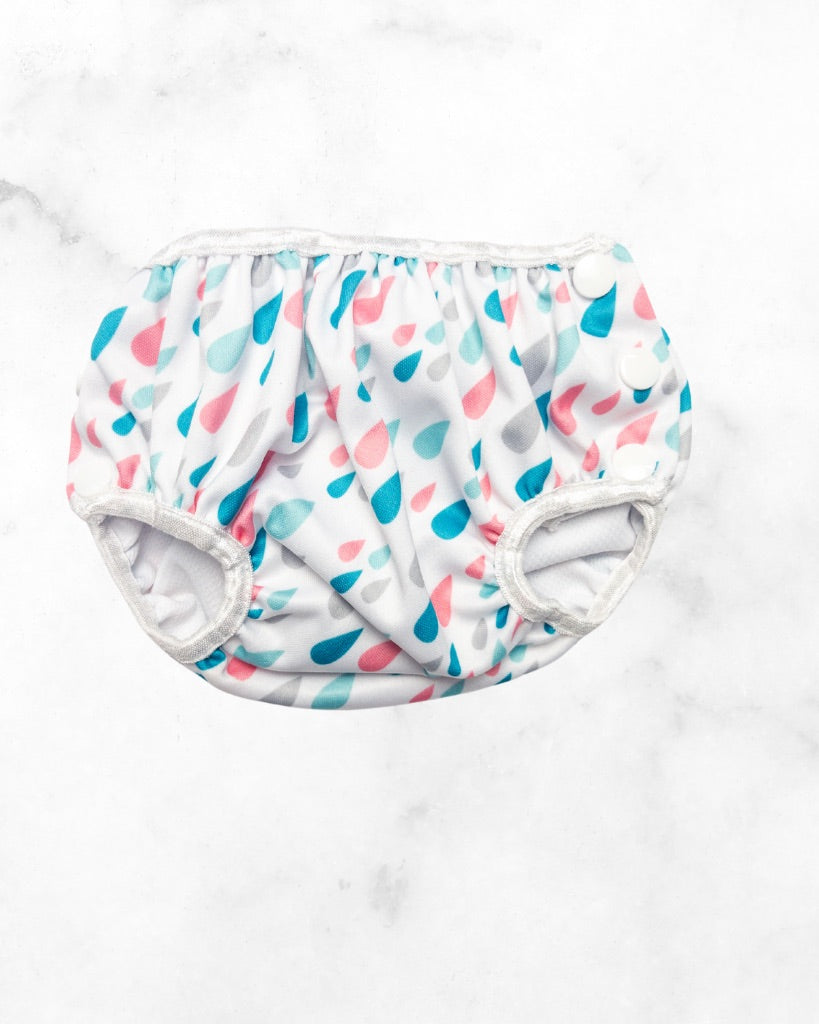 bumpkins ♡ m ♡ raindrop swim diaper