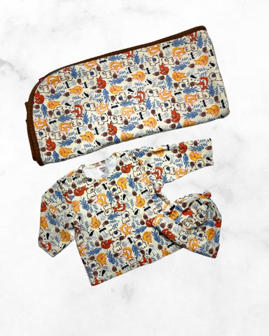 zutano ♡ 6 mo  ♡ woodland blanket set