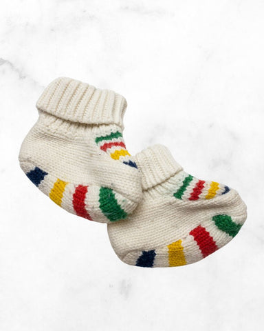 hudson's bay company ♡ 6-12 mo ♡ knit booties