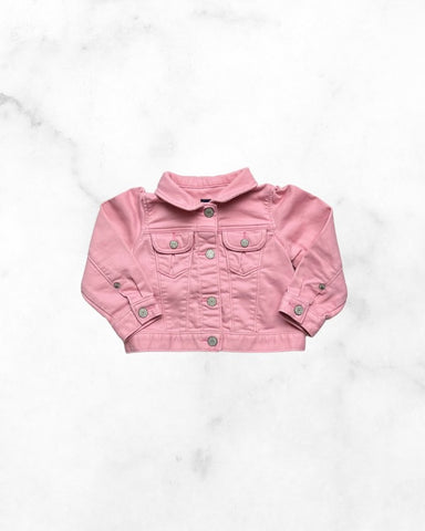 gap ♡ 18-24 mo ♡ pink stretch denim jacket