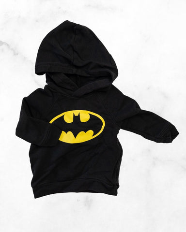h&m ♡ 6-9 mo ♡ black batman hoodie