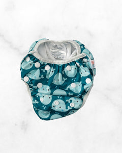 alva baby ♡ 6-12 mo ♡ whale swim diaper