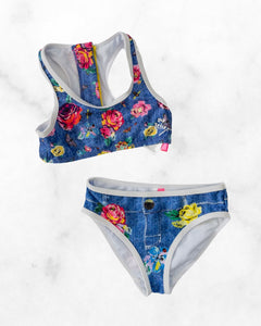 betsey johnson ♡ 2t ♡ floral bikini