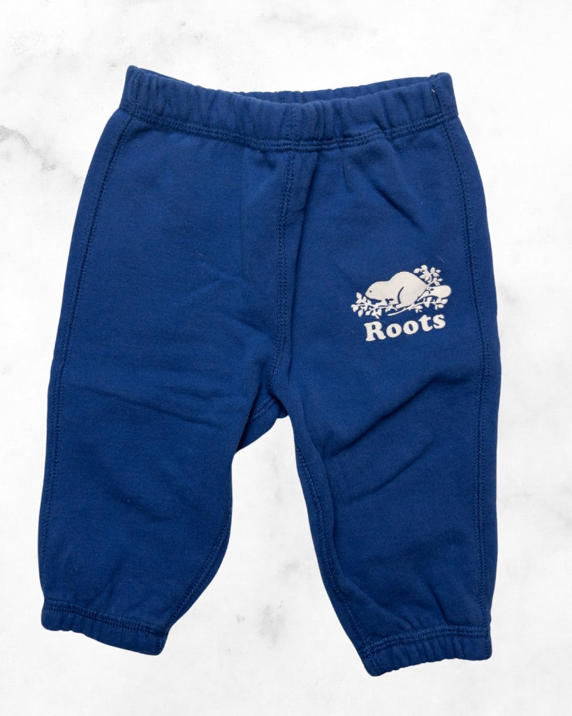 roots ♡ 6-12 mo ♡ navy logo sweatpants