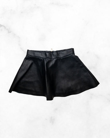 h&m ♡ 2t ♡ faux leather skirt