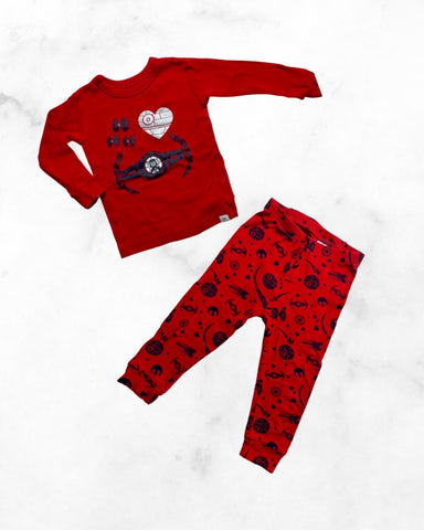 gap ♡ 18-24 mo ♡ star wars heart pj set