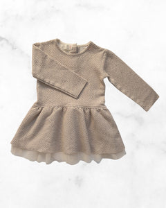 zara ♡ 9-12 mo ♡ long sleeve sparkle dress