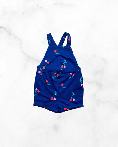carters ♡ 12 mo ♡ cherry cotton short overalls