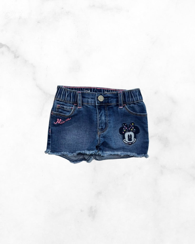 gap x disney ♡ 3t ♡ minnie mouse jean shorts