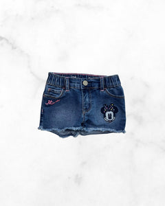 gap x disney ♡ 3t ♡ minnie mouse jean shorts