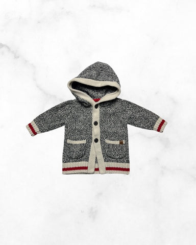 roots ♡ 6-12 mo ♡ hooded cabin cardigan