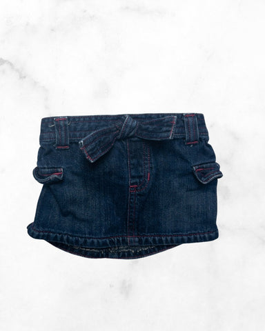 old navy ♡ 6-12 mo ♡ denim skirt w/ side pocket detail