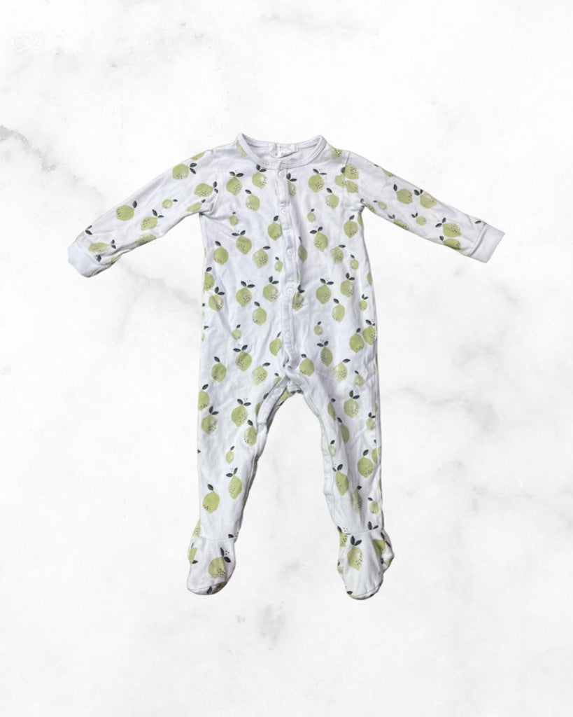 petit lem ♡ 9 mo ♡ lime snap sleeper