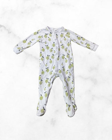 petit lem ♡ 9 mo ♡ lime snap sleeper