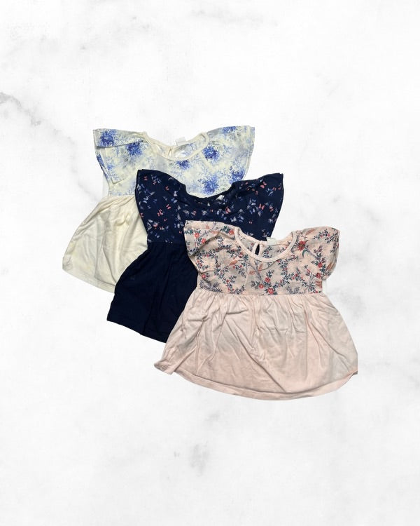 gap ♡ 4t ♡ flutter peplum top bundle