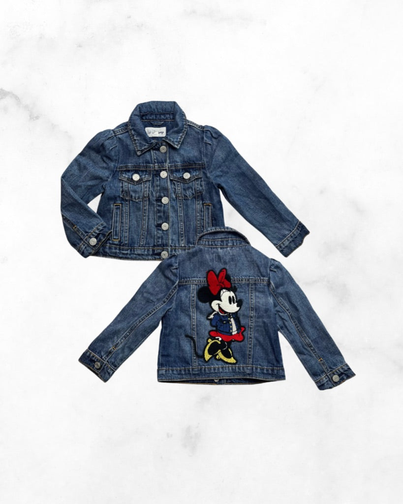 gap x disney ♡ 3t ♡ minnie mouse jean jacket