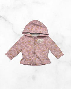 roots ♡ 12-18 mo ♡ sunshine peplum zip up hoodie