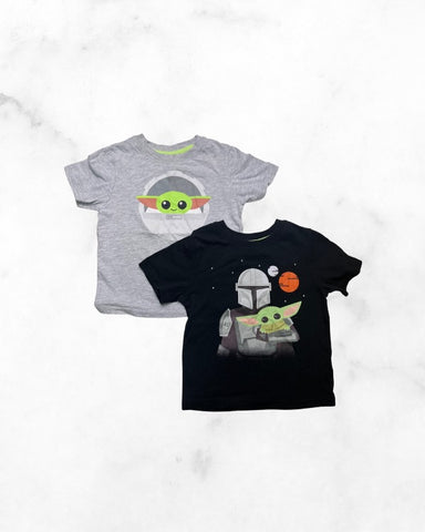 star wars ♡ 4t ♡ the mandalorian shirt bundle