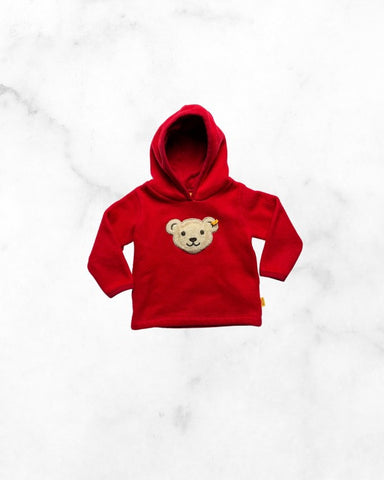steiff ♡ 9 mo ♡ fleece teddy bear hoodie