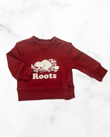 roots ♡ 3-6 mo ♡ red logo crew
